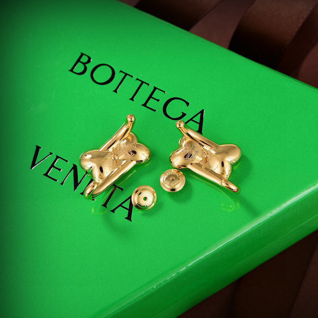 Bvlgari Crystals 18K Gold Earrings
