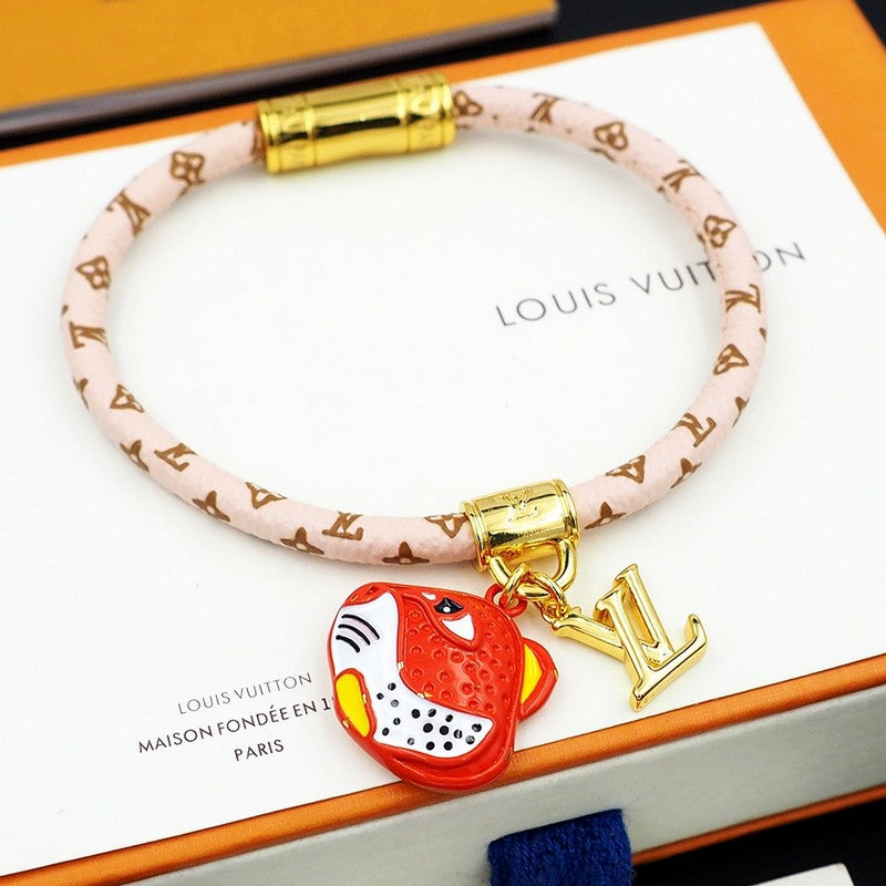 Louis Vuitton Animogram 18K Gold Bracelet