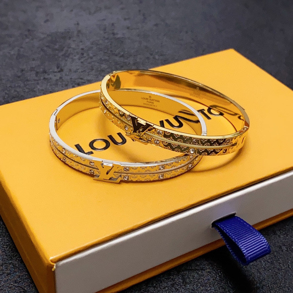 Louis Vuitton Double 18K Gold Bracelet