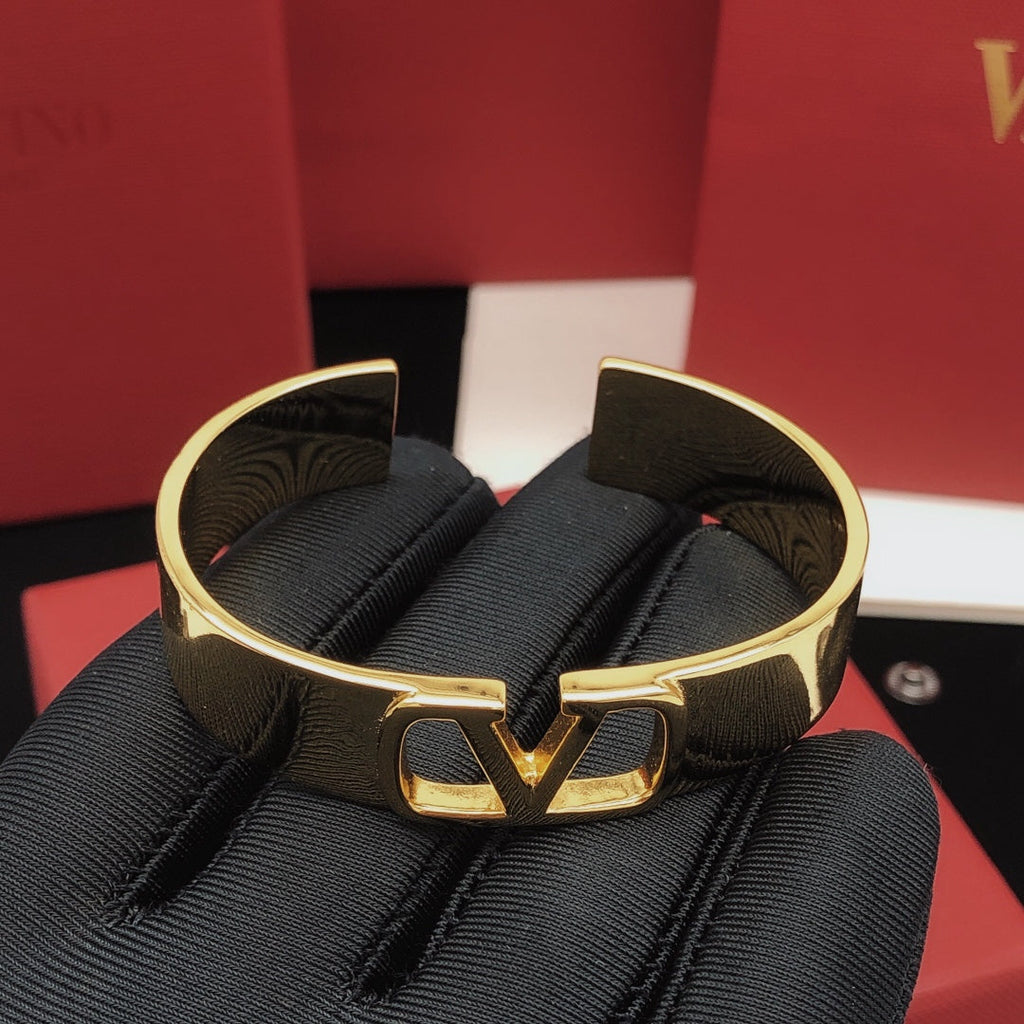 Valentino Cuff 18K Gold Bracelet