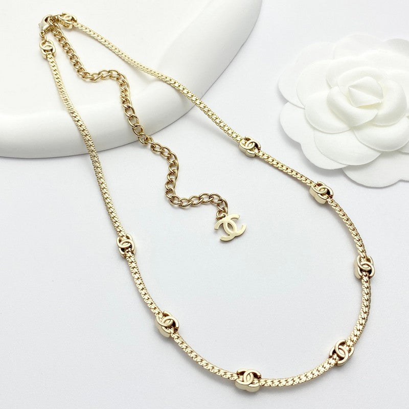 Chanel Chain 18K Gold Necklace