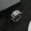 Balenciaga Crystal 18K Gold Ring