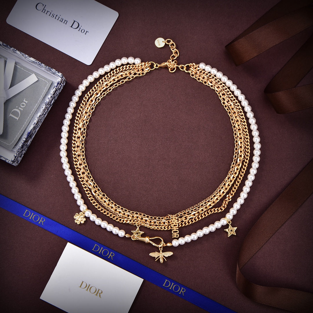 Dior Tassel 18K Gold Necklace
