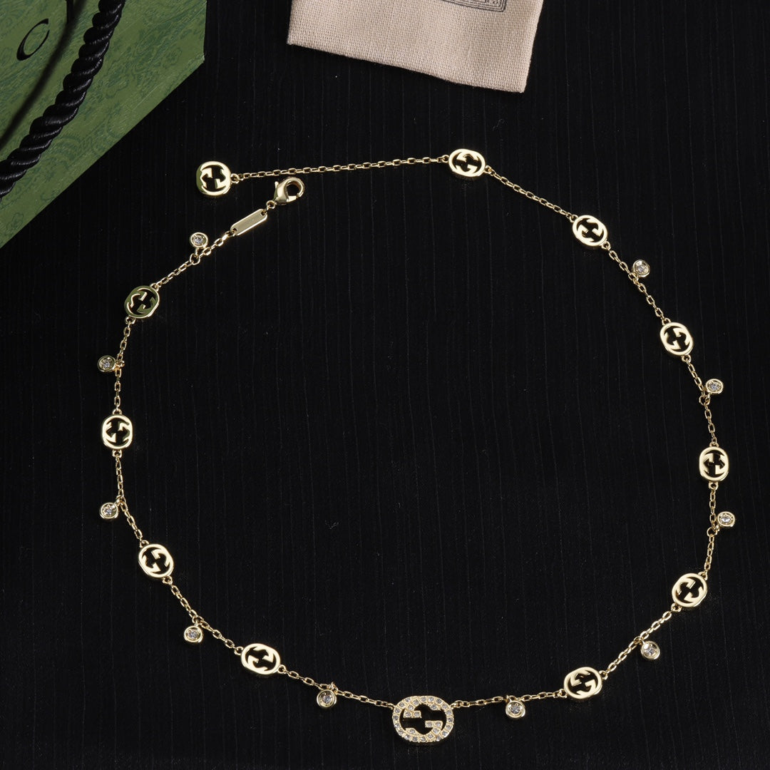 Gucci Double Chain 18K Gold Necklace