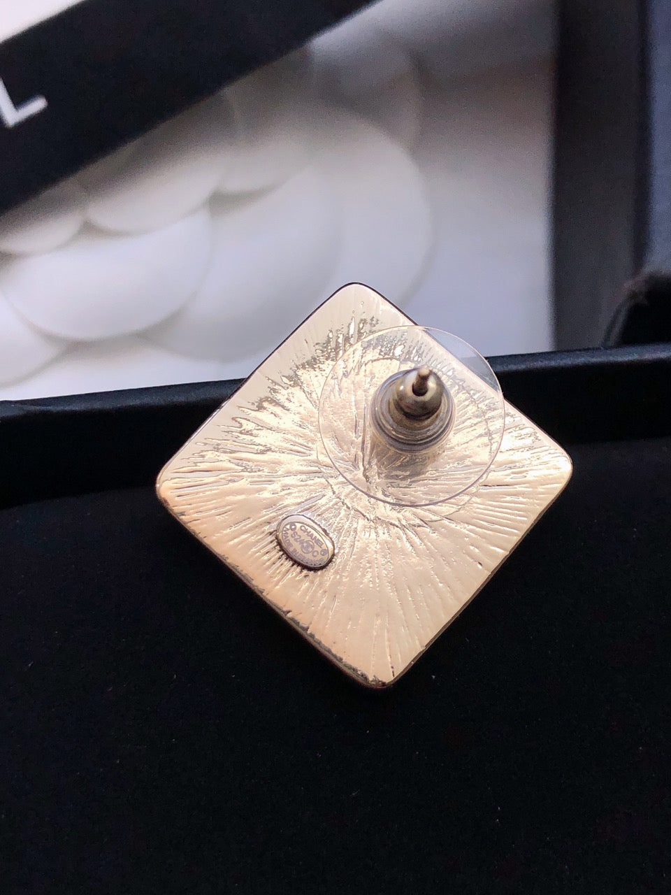 Chanel Vintage 18K Gold Earrings