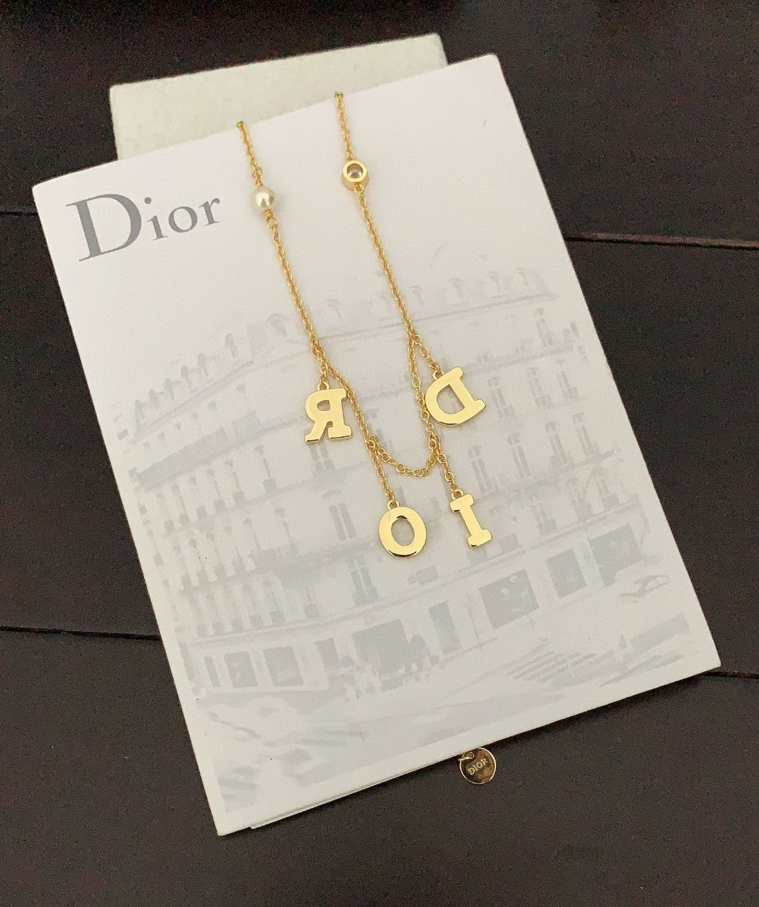 Dior 30 Montaigne 18K Gold Necklace