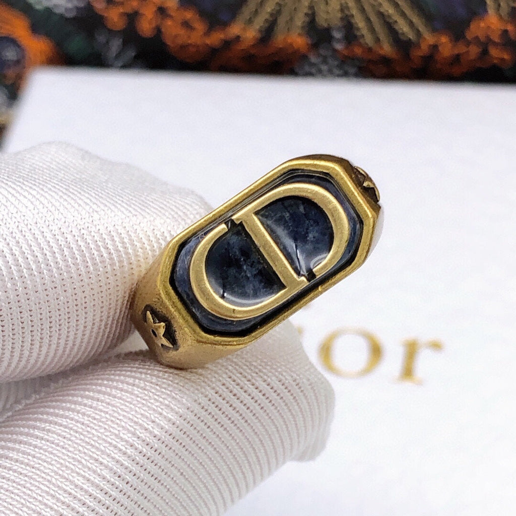 Dior Vintage 18K Gold Ring