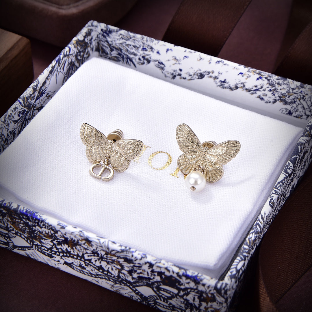 Dior M ̈¦tamorphose 18K Gold Earrings