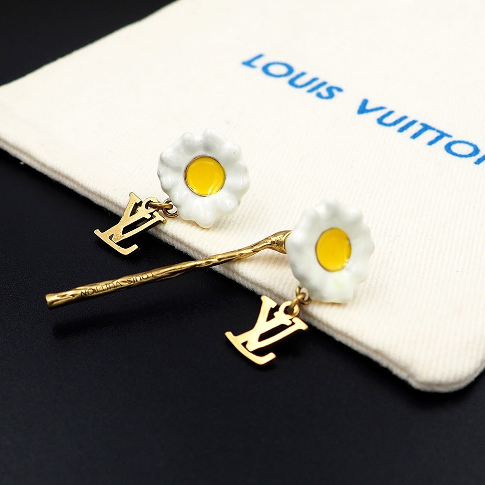 Louis Vuitton Gardening 18K Gold Earrings