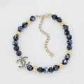 Chanel Blue Pearl 18K Gold Necklace