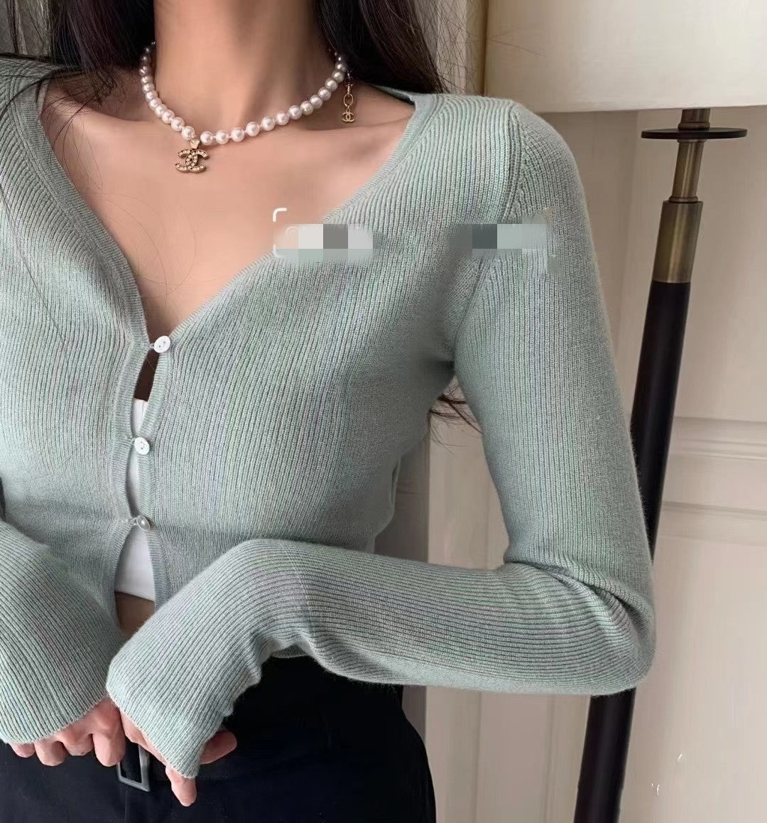 Chanel Pearl Chain 18K Gold Necklace