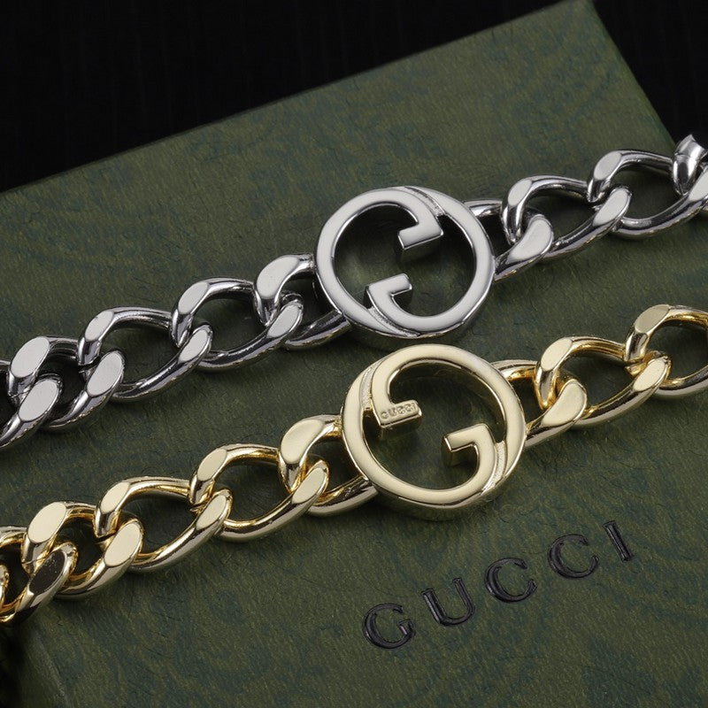 Gucci Double Chain 18K Gold Necklace
