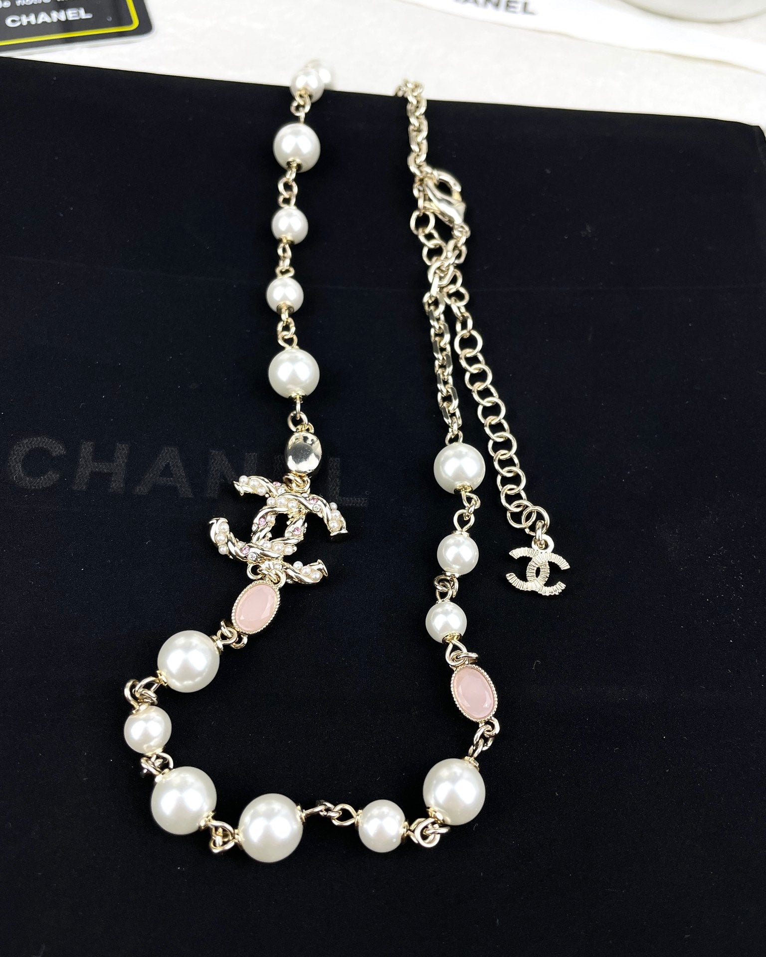 Chanel Pearls 18K Gold Necklace
