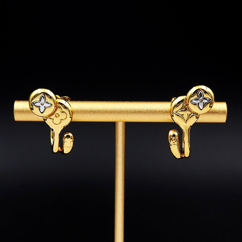 Louis Vuitton Symphony 18K Gold Earrings