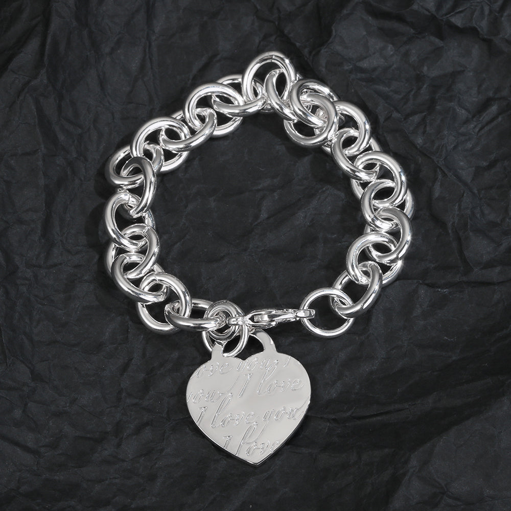 Tiffany Heart Tag 18K Gold Bracelet