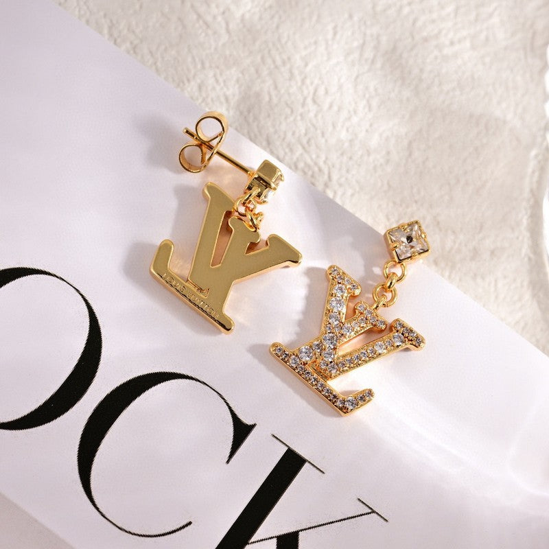 Louis Vuitton Lady 18K Gold Earrings
