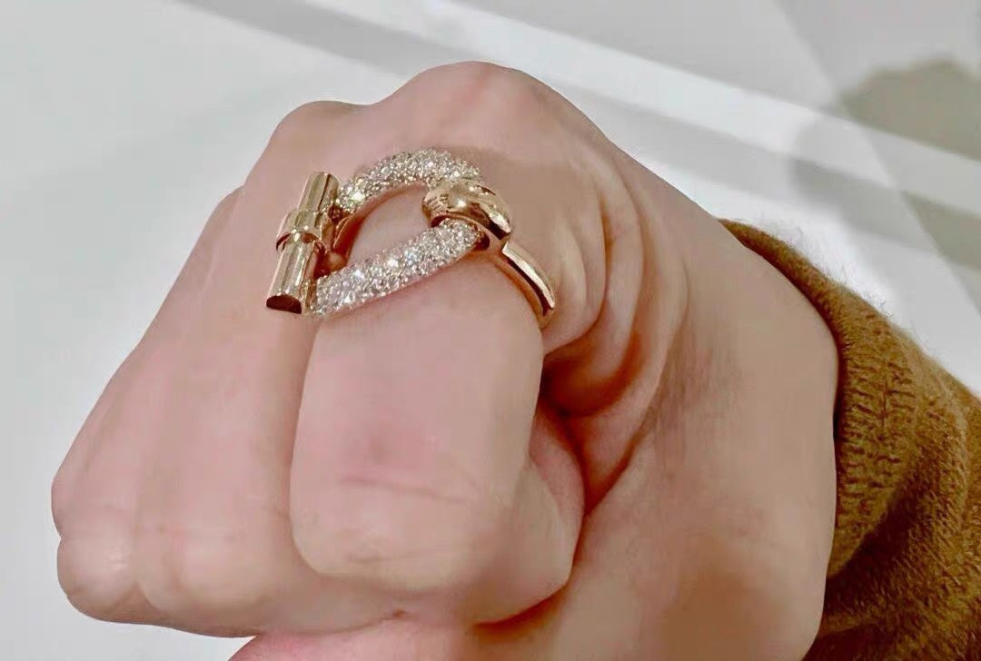 Hermes Adage 18K Gold Ring