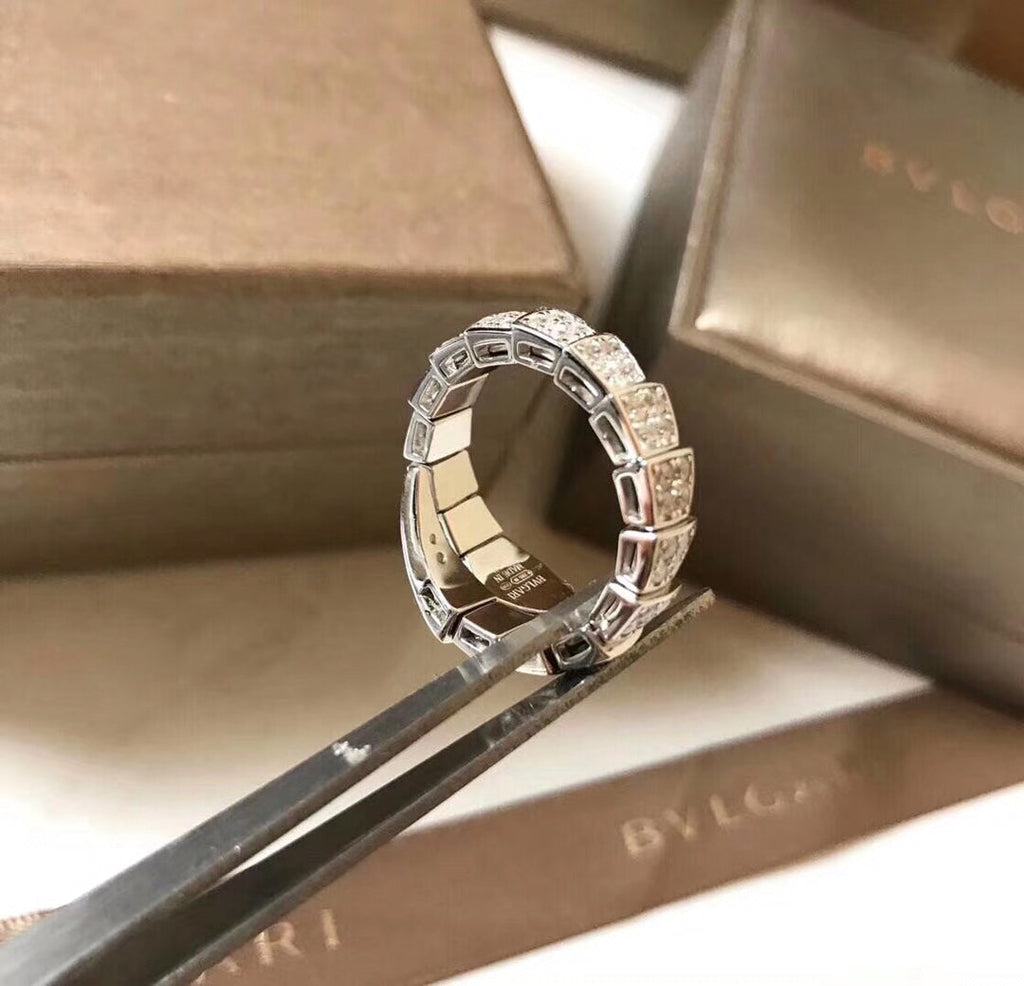 Bvlgari Serpenti Viper 18K Gold Ring