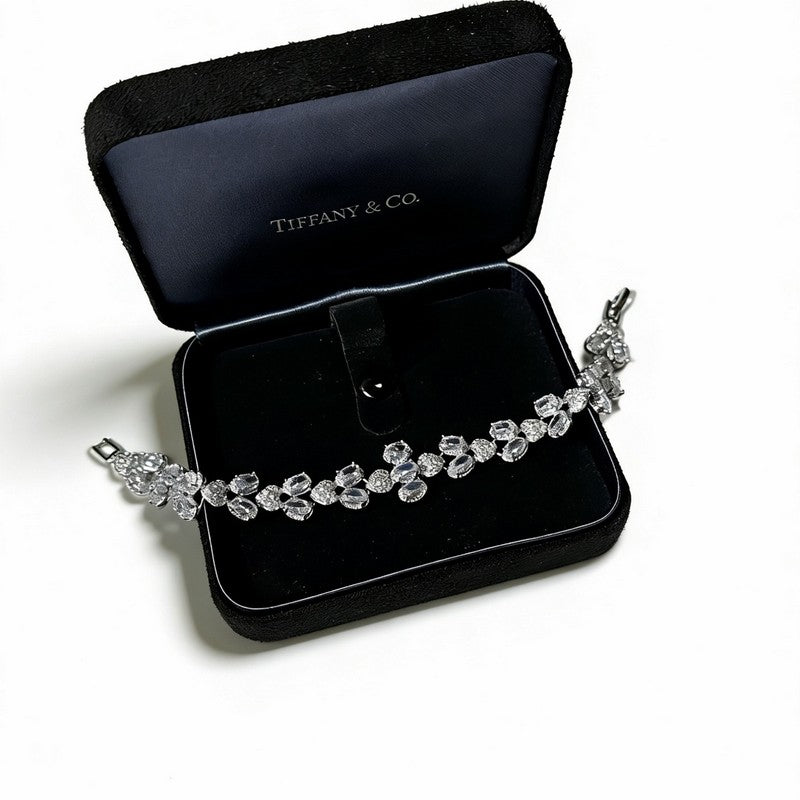 Tiffany Return to Crystal 18K Gold Bracelet