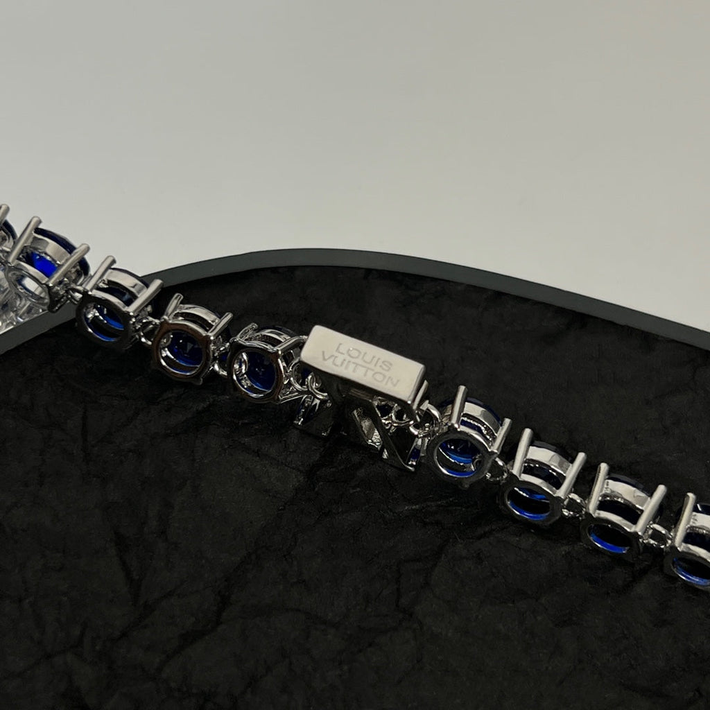 Louis Vuitton Crystal 18K Gold Bracelet
