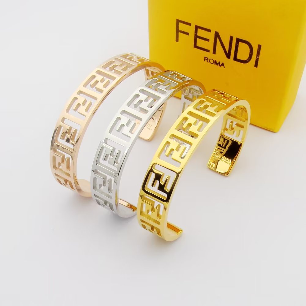 Fendi Forever 18K Gold Bracelet