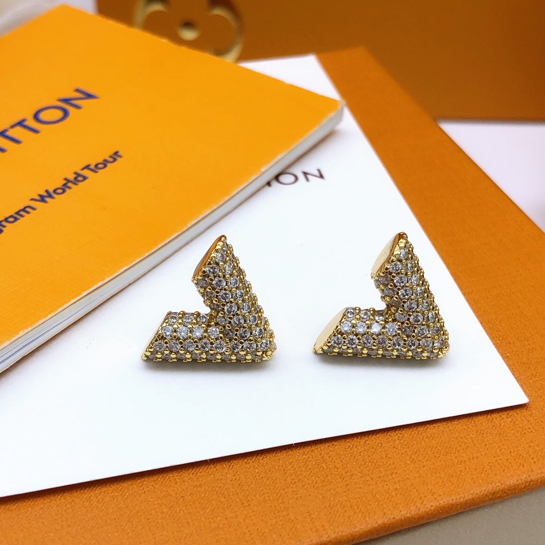 Louis Vuitton Diamonds 18K Gold Earrings