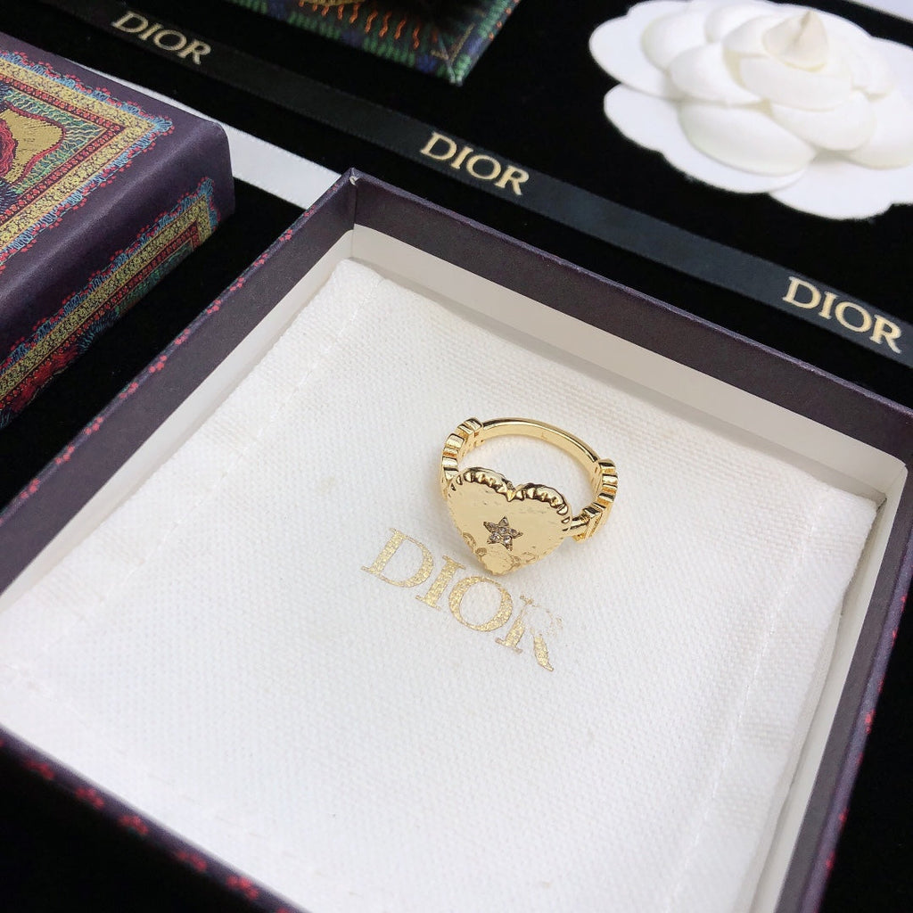 Dior J'adior Heart 18K Gold Ring