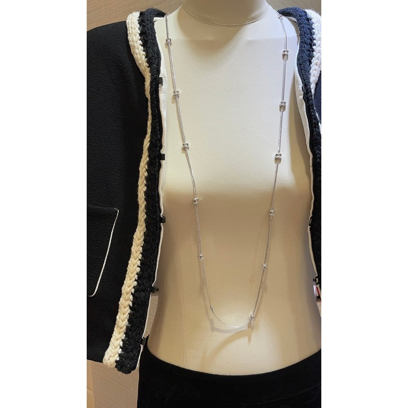 Chanel 24B Flowers Long 18K Gold Necklace