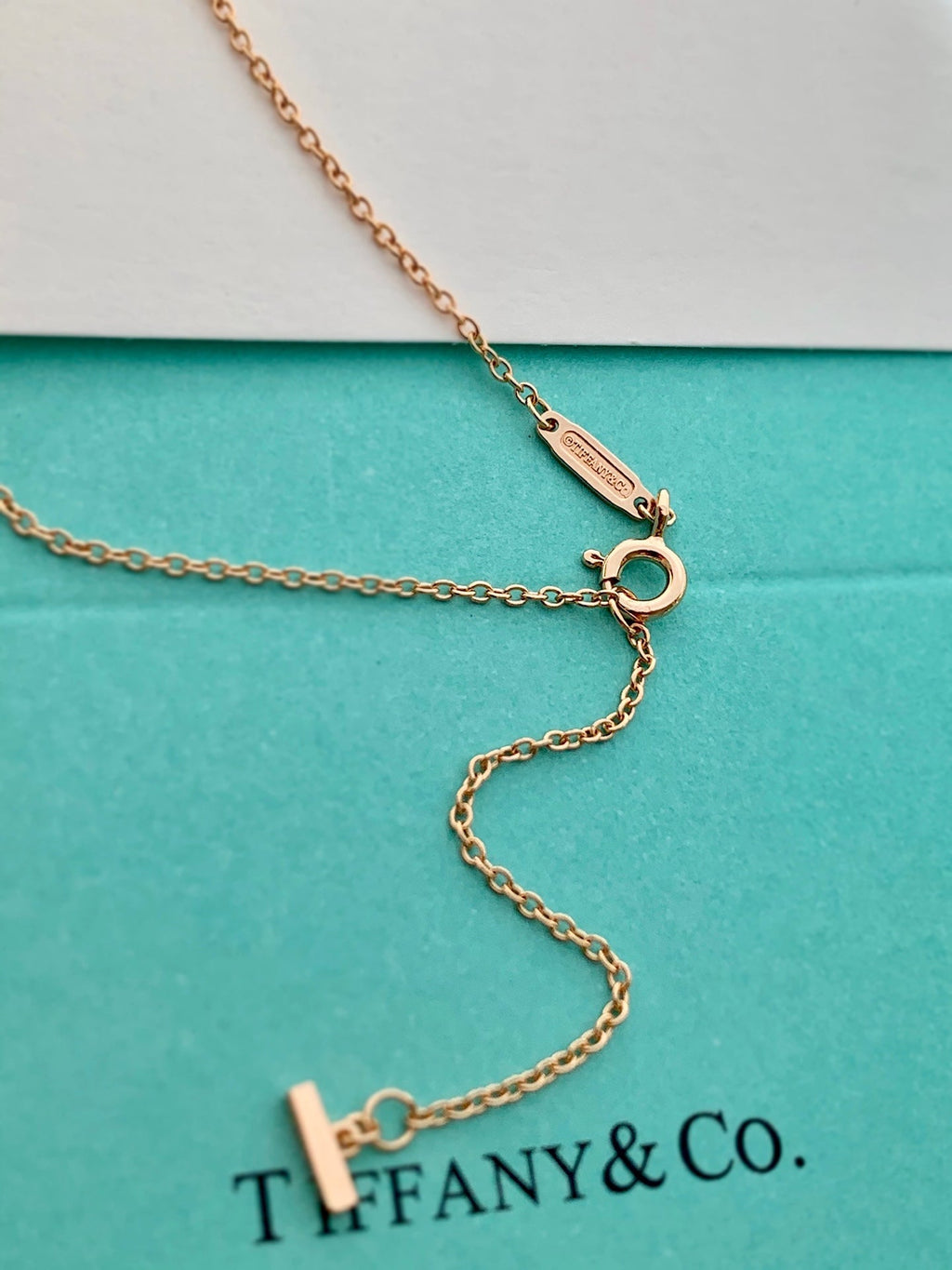 Tiffany Smile Pendant 18K Gold Necklace