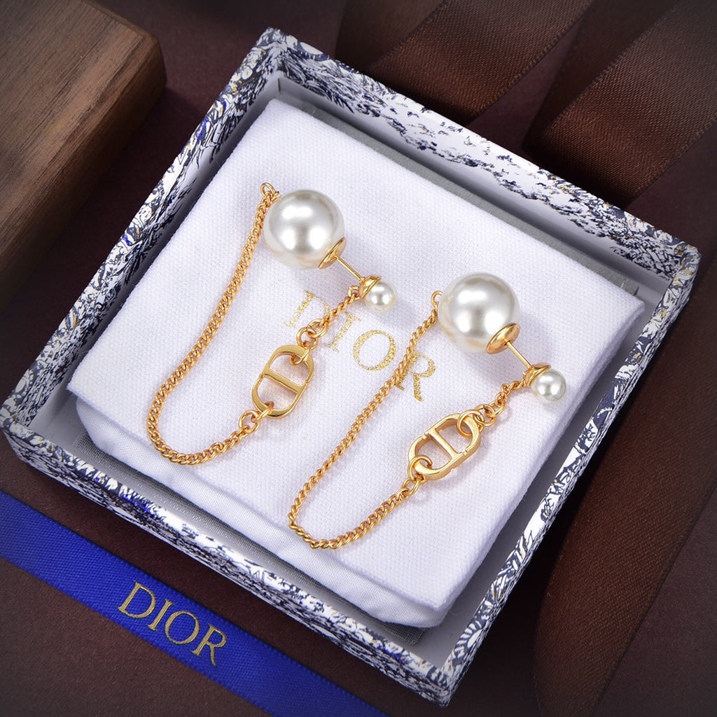 Dior Tribales 18K Gold Earrings