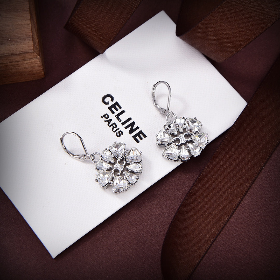 Celine Daisy 18K Gold Earrings