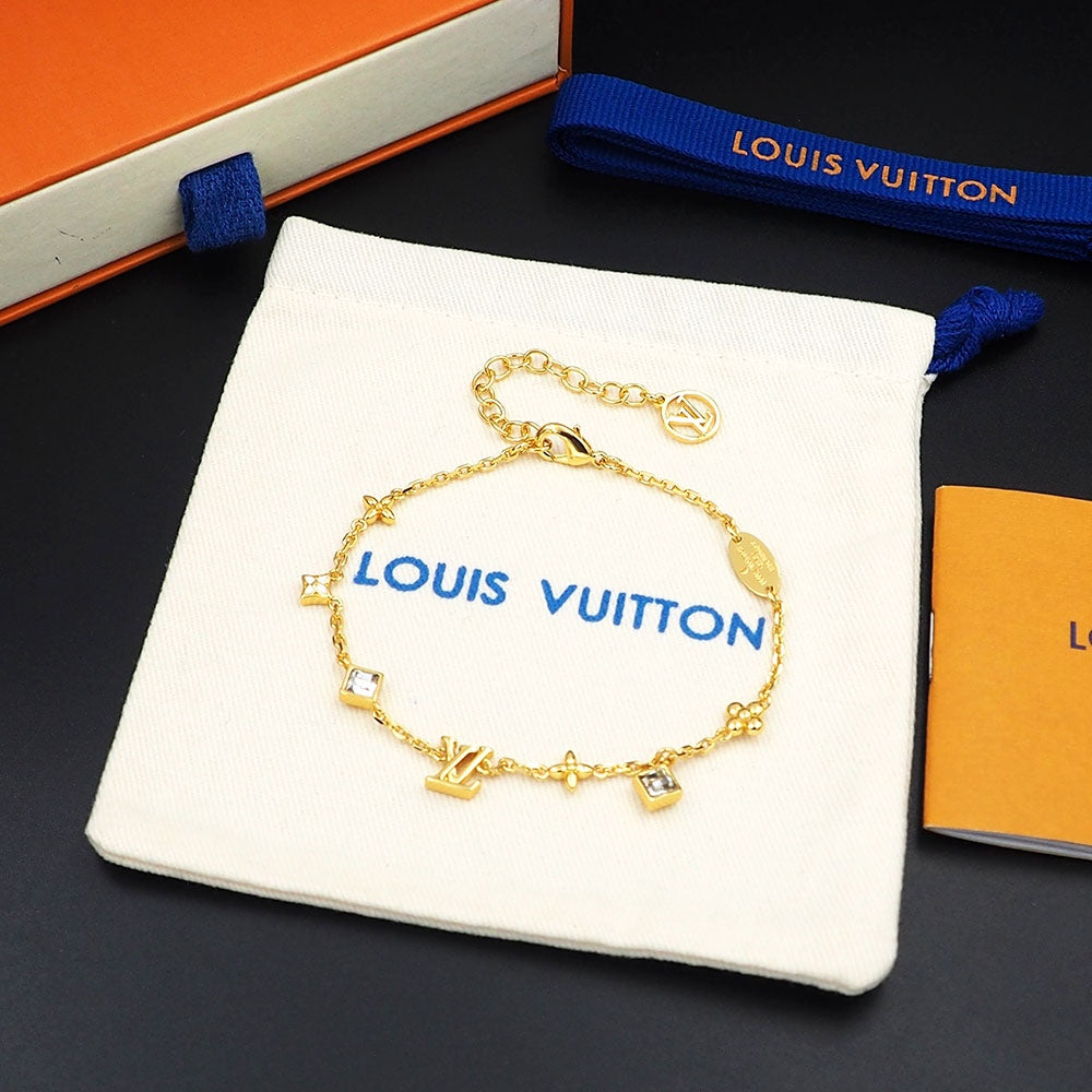 Louis Vuitton In The Sky 18K Gold Bracelet