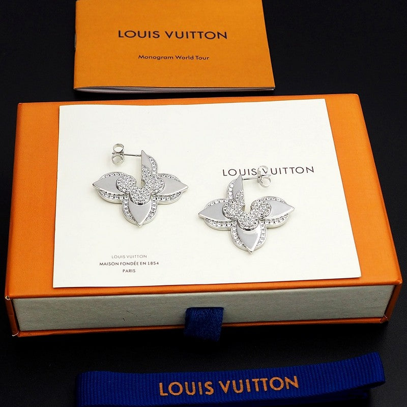 Louis Vuitton Medaillon 18K Gold Earrings