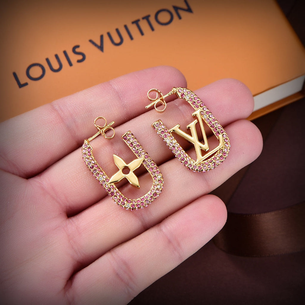 Louis Vuitton My Chain 18K Gold Earrings