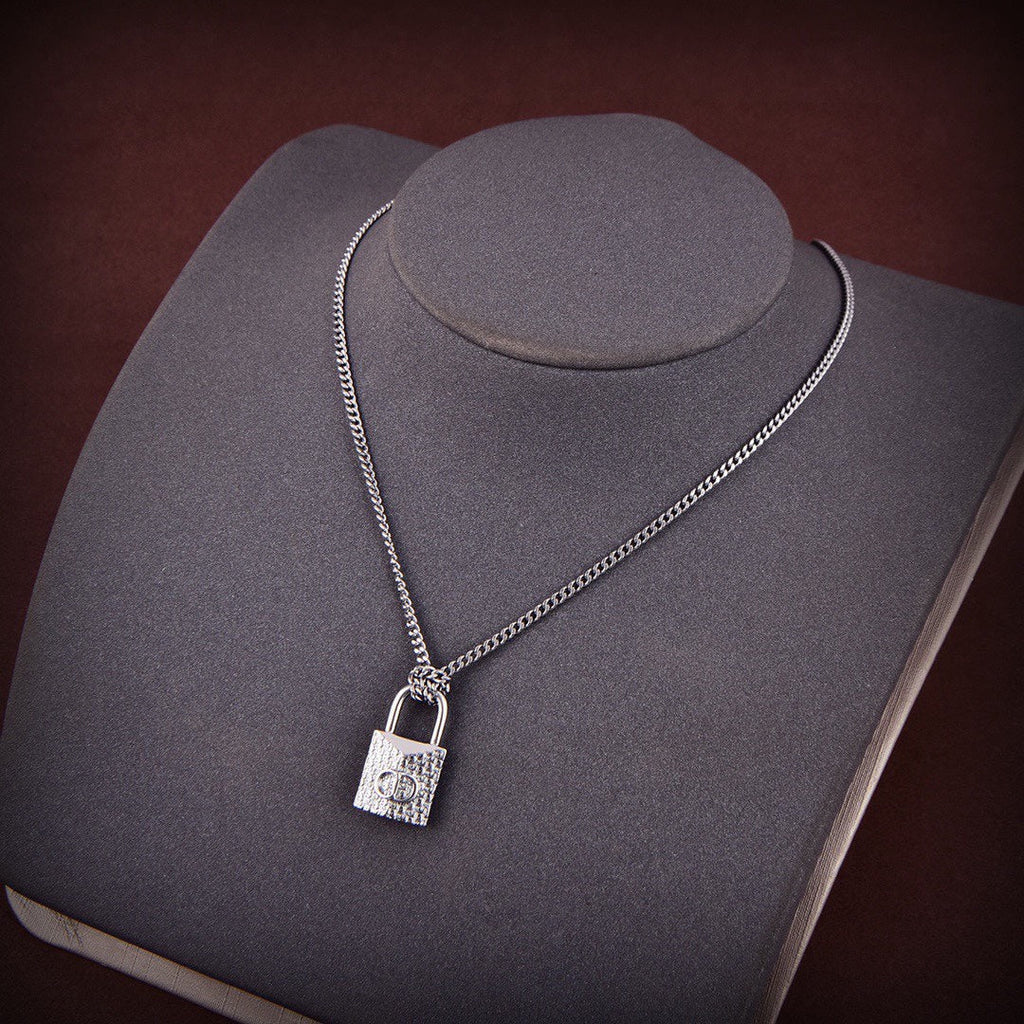 Dior Lock 18K Gold Necklace