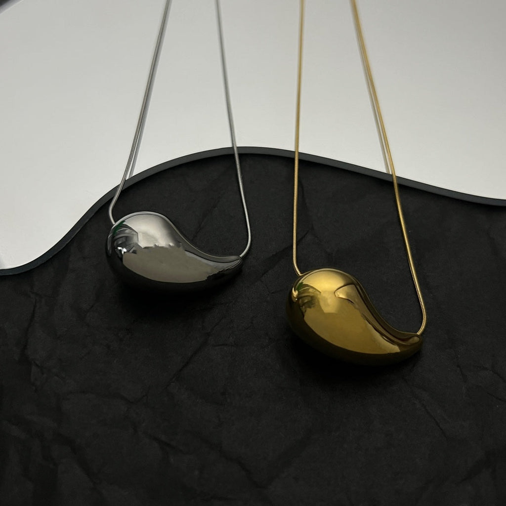 Bvlgari Drop Pendant 18K Gold Necklace