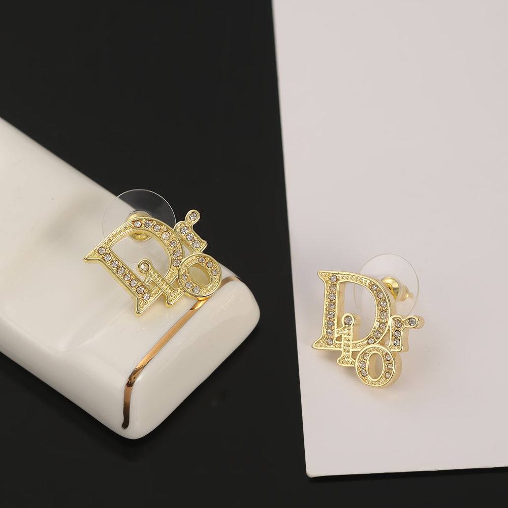 Dior Tribales Diamond 18K Gold Earrings