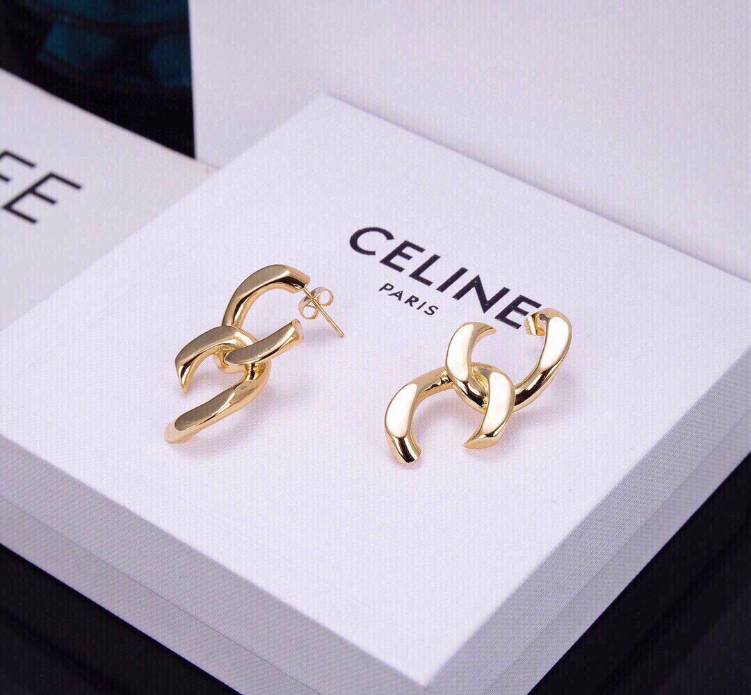 Celine 18K Gold Earrings