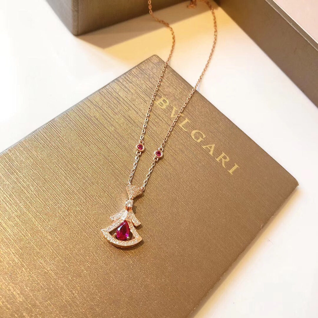 Bvlgari Dream Diamond 18K Gold Necklace
