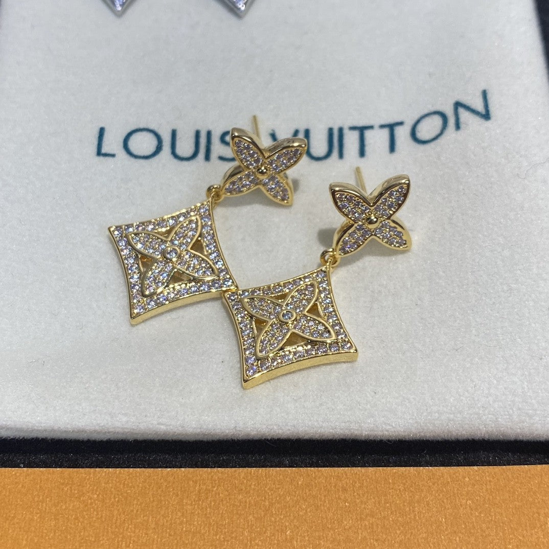 Louis Vuitton Blossom 18K Gold Earrings