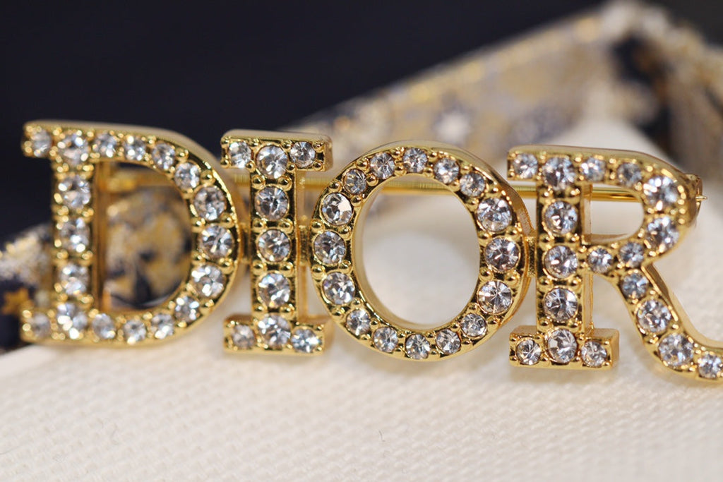 Dior Diamonds 18K Gold Brooch
