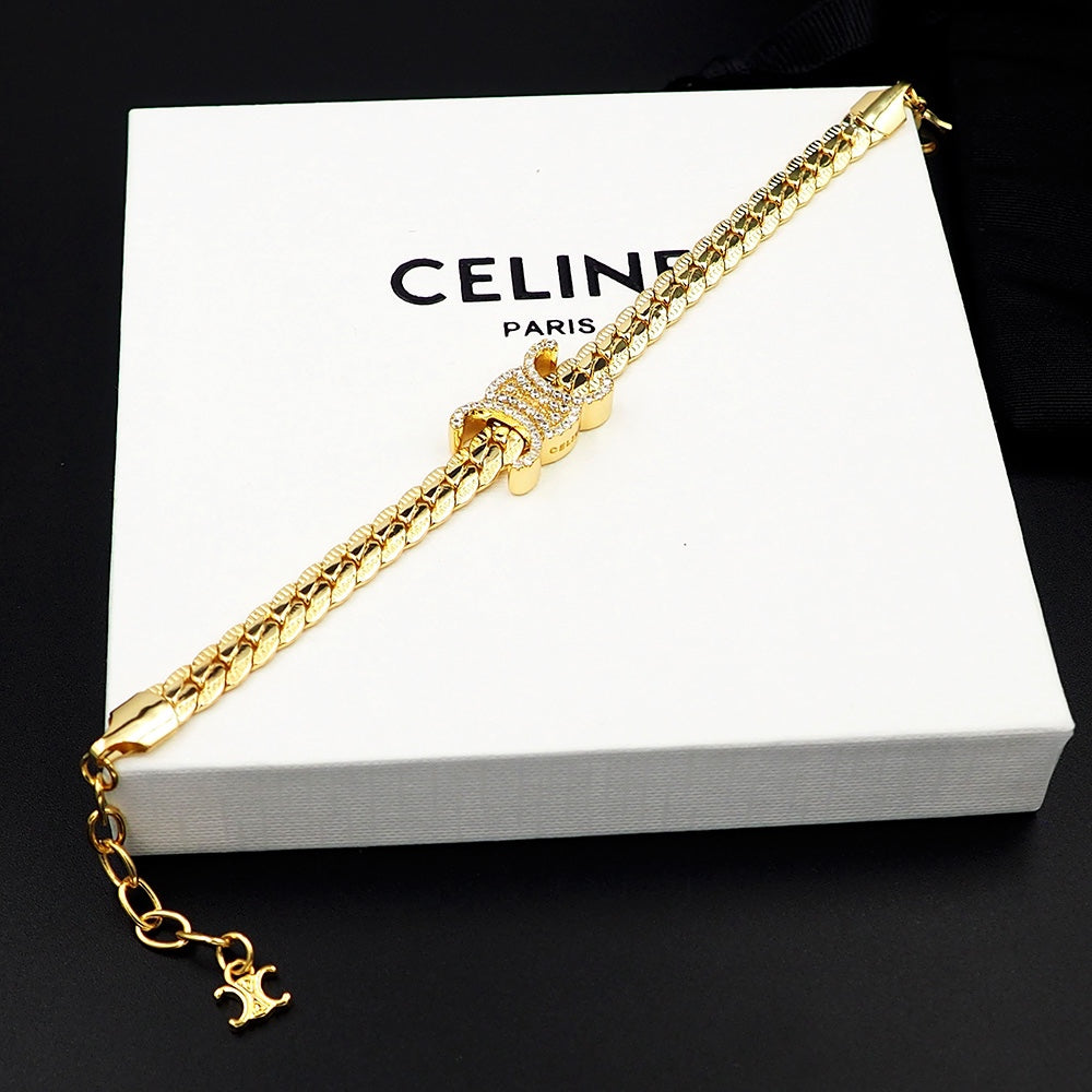 Celine Diamonds 18K Gold Bracelet