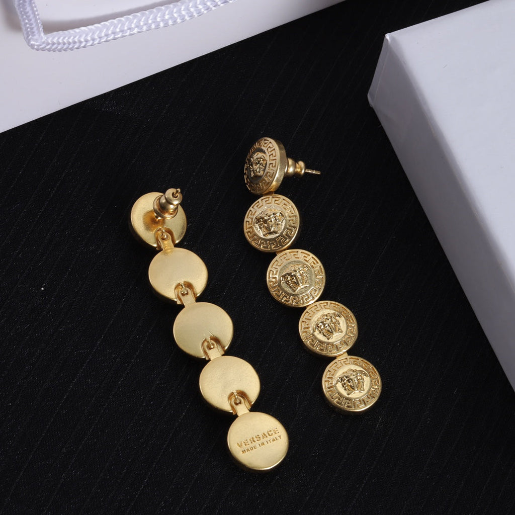 Long 18K Gold Earrings