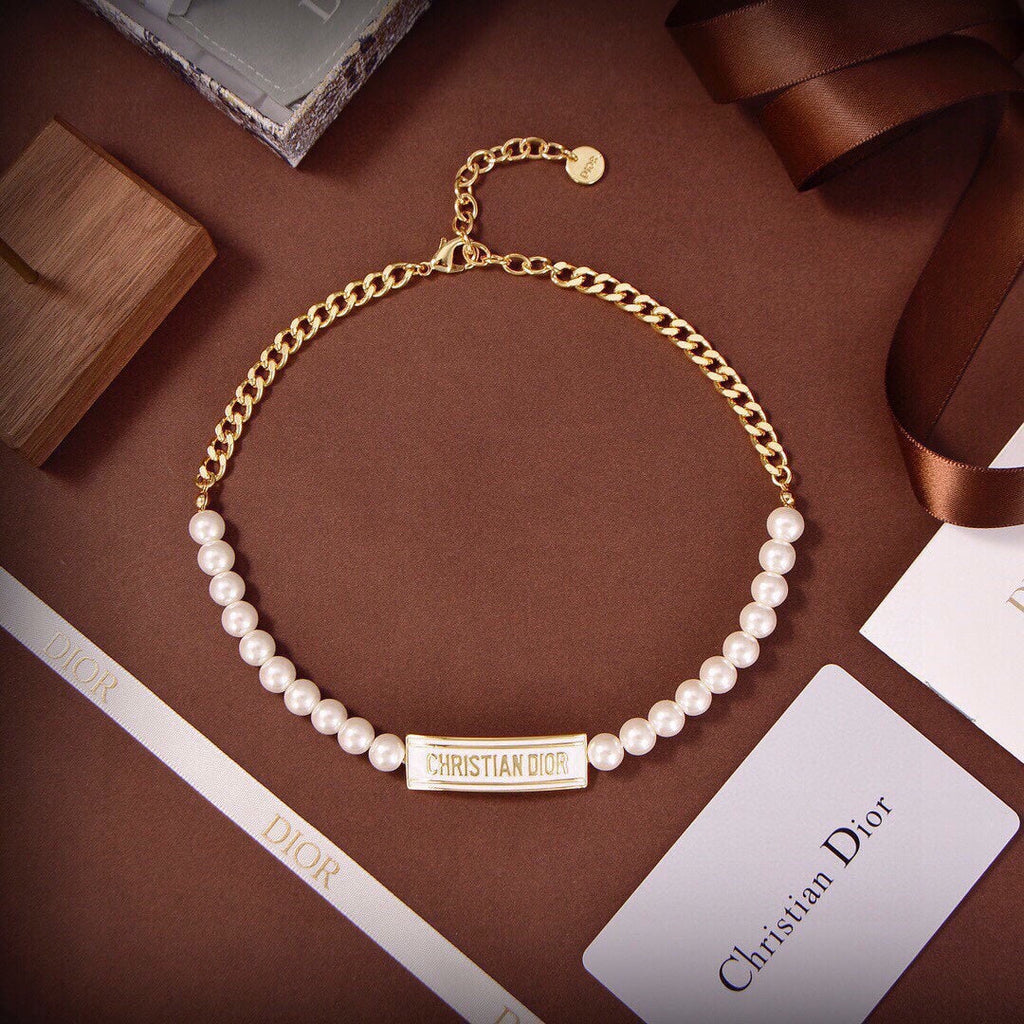 Dior 30 Montaigne 18K Gold Necklace