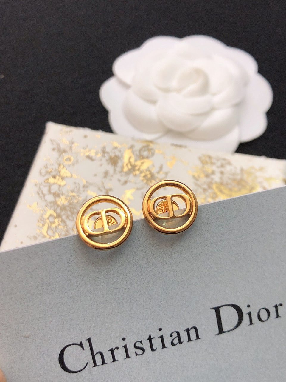 Dior 30 Montaigne 18K Gold Earrings