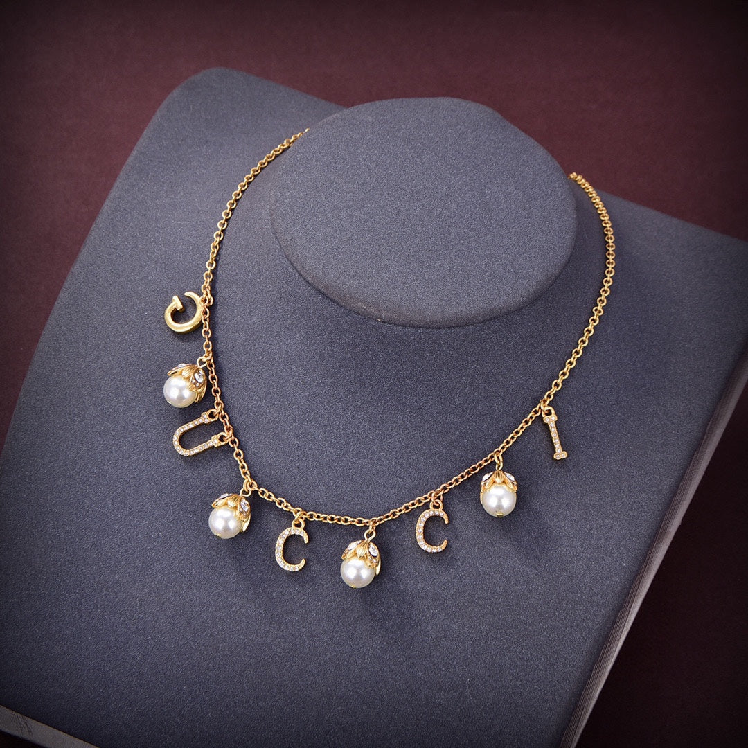 Gucci Double Fashion Show Chain 18K Gold Necklace