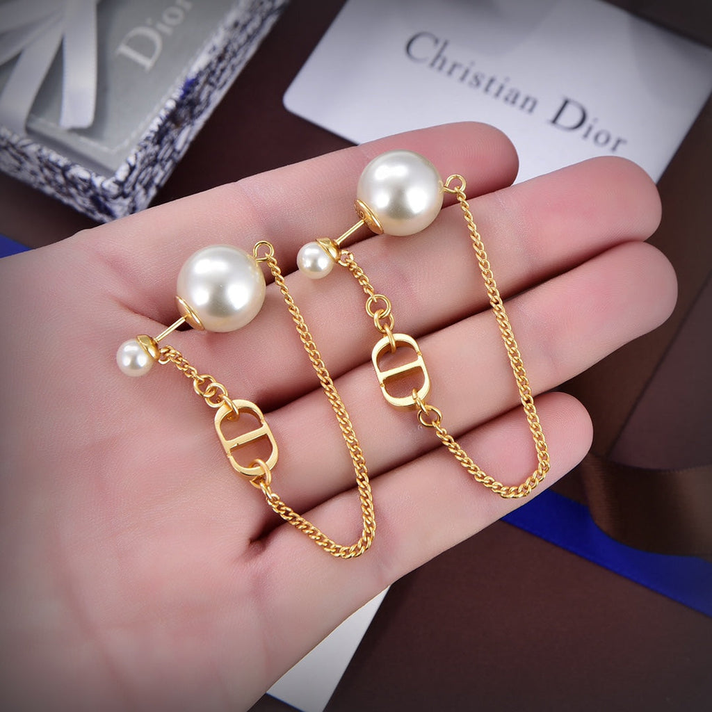 Dior Tribales 18K Gold Earrings