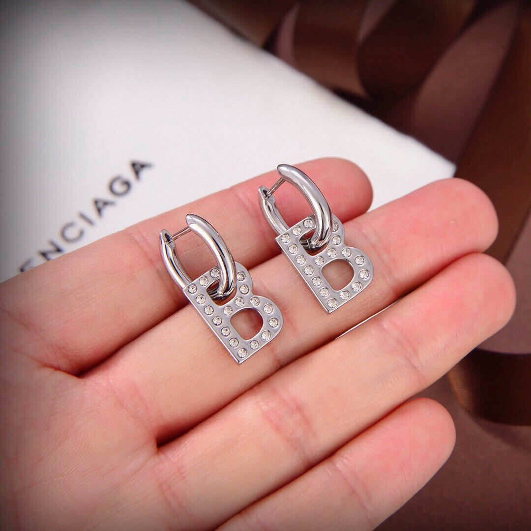 Balenciaga Chain XS 18K Gold Earrings