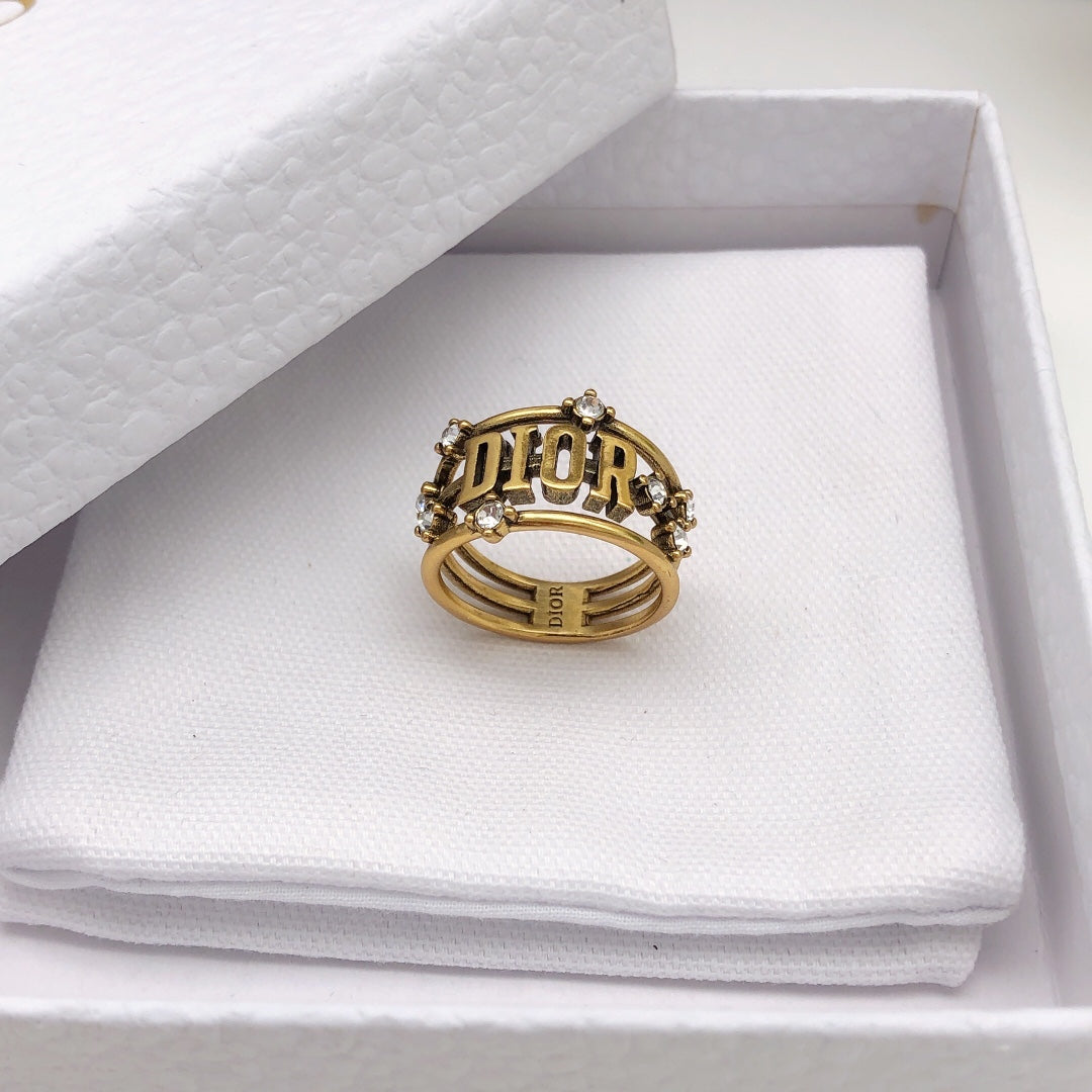 Dior Vintage 18K Gold Ring