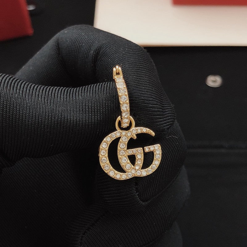 GucciDiamond 18K Gold Earrings